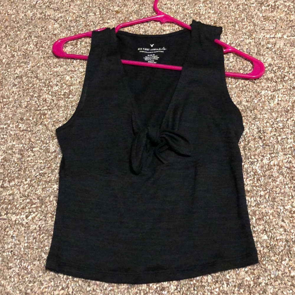 Black crop too with bow